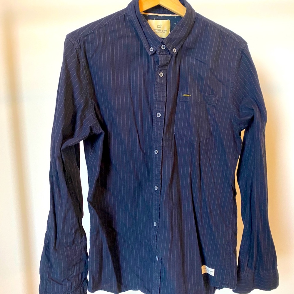 Scotch and Soda Navy Button Down